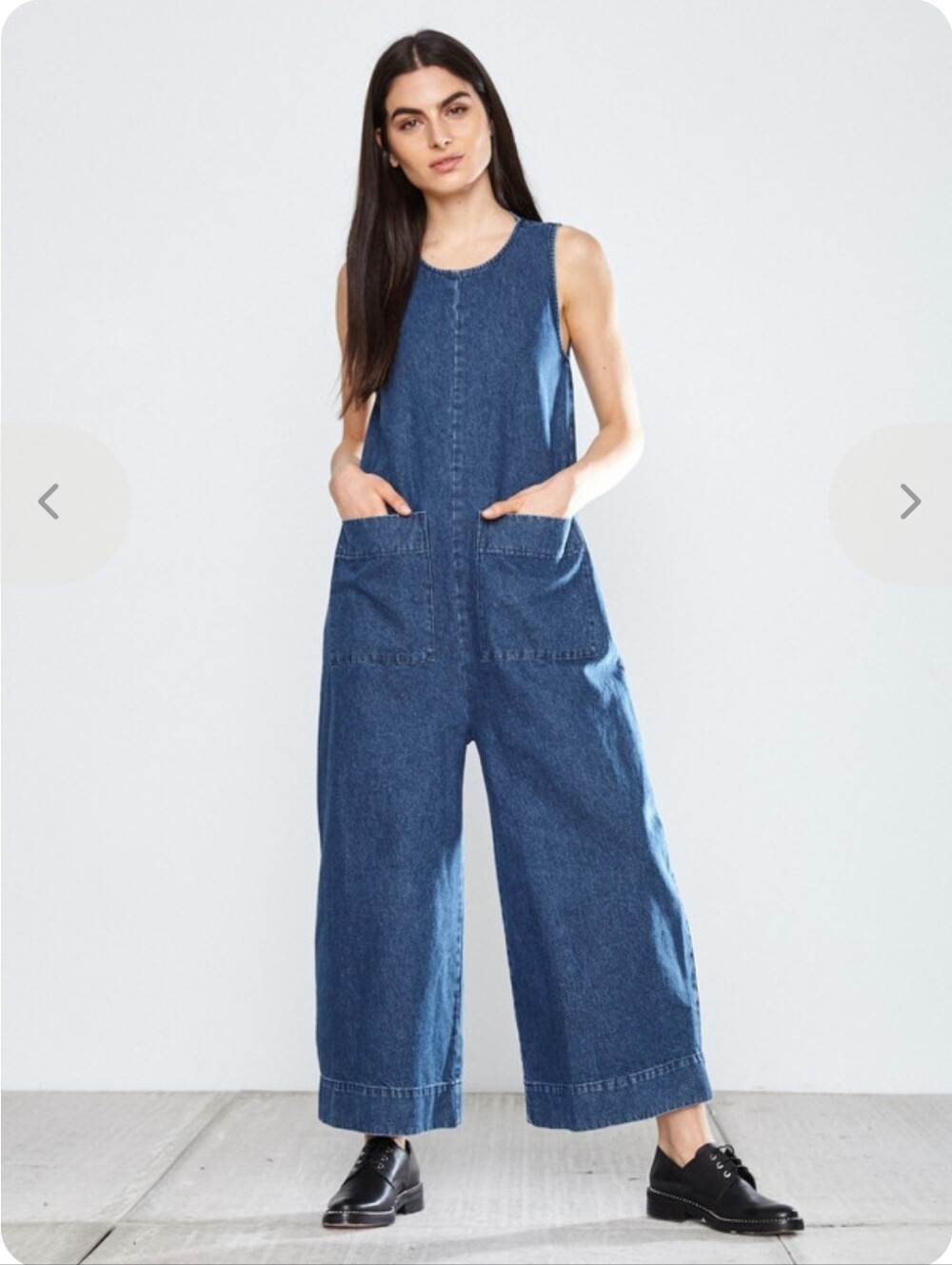 Ilana Kohn Harry Denim Wide Leg Jumpsuit XS